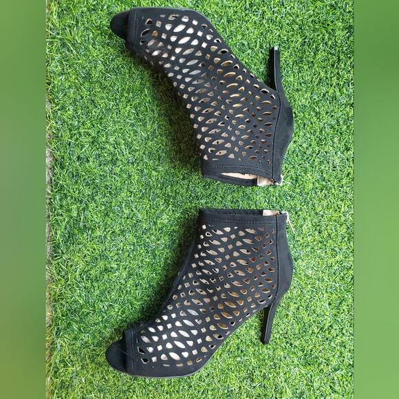 Thalia sodi black wedges, worn once size 8.5 FLAW - Picture 3 of 8